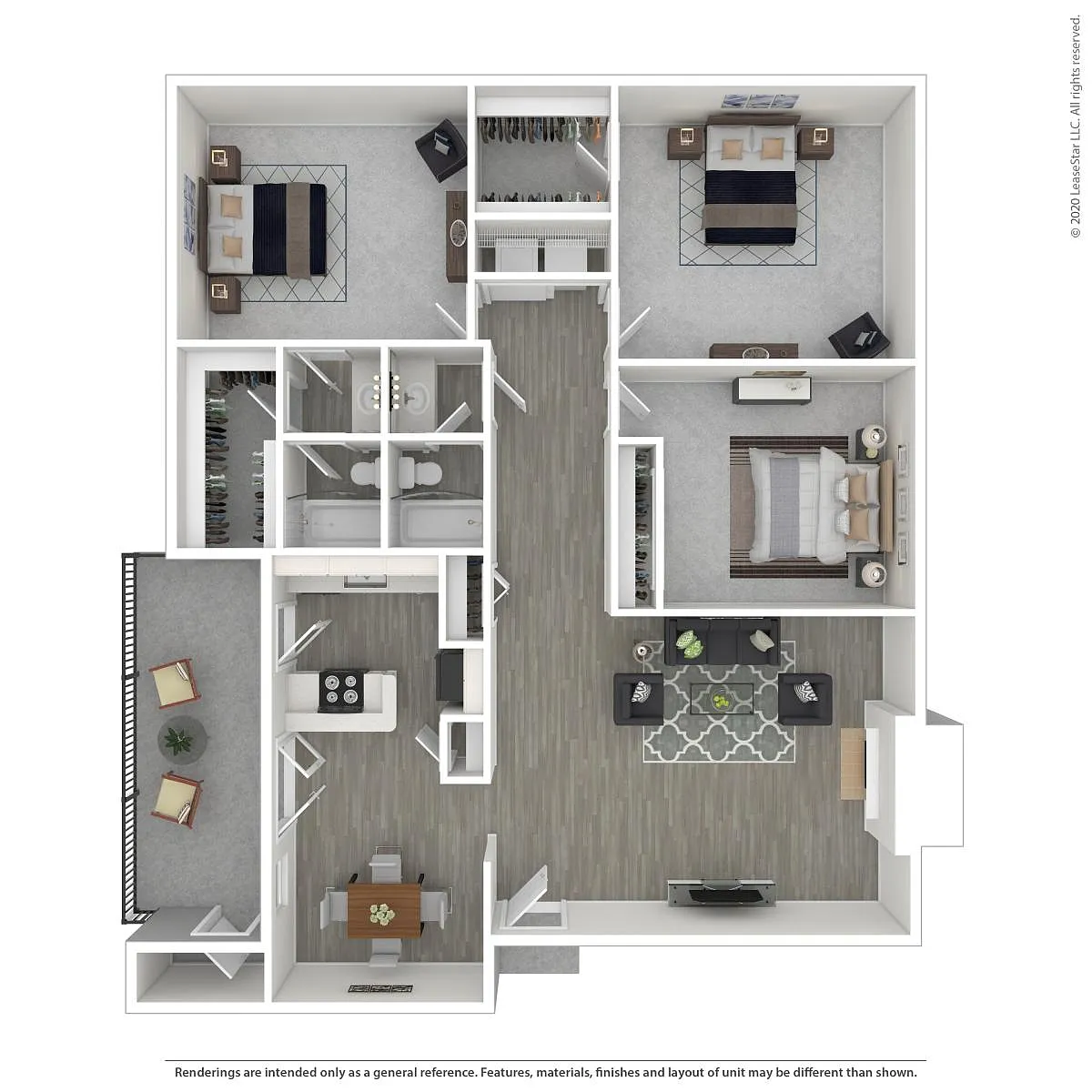 Floor plan 3x2 - Classic