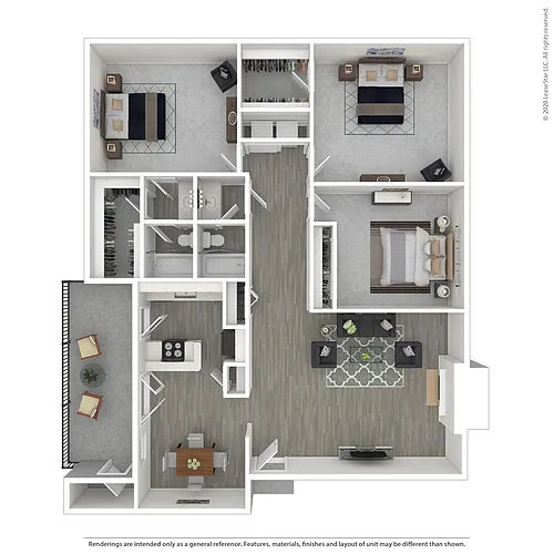 Floor plan 3x2 - Classic