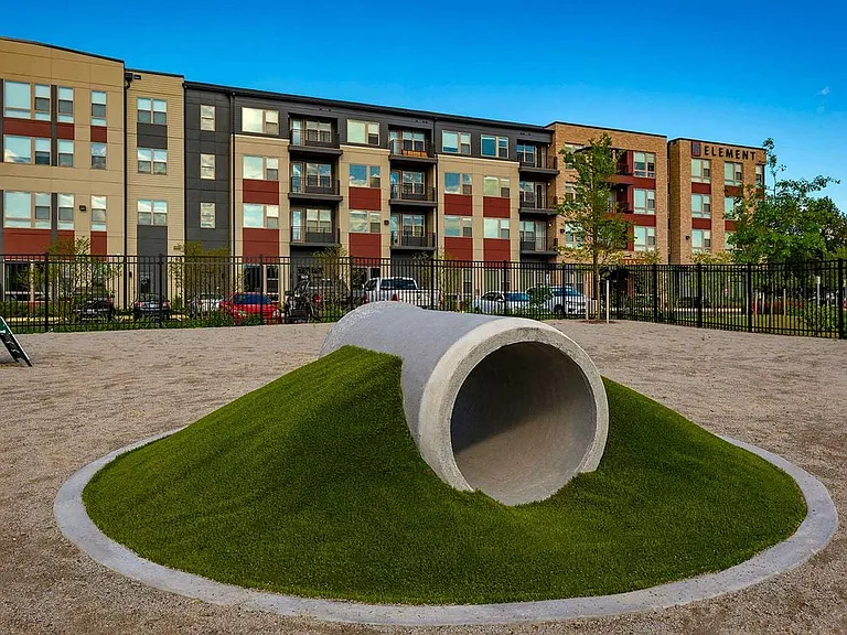 East building WAG Pet Park
