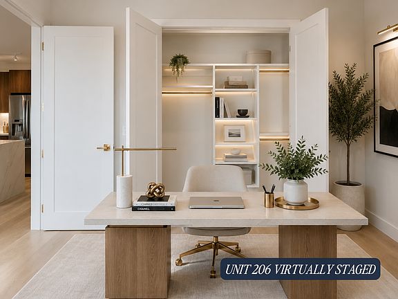 Unit 206 Virtually Staged 2nd Room Office