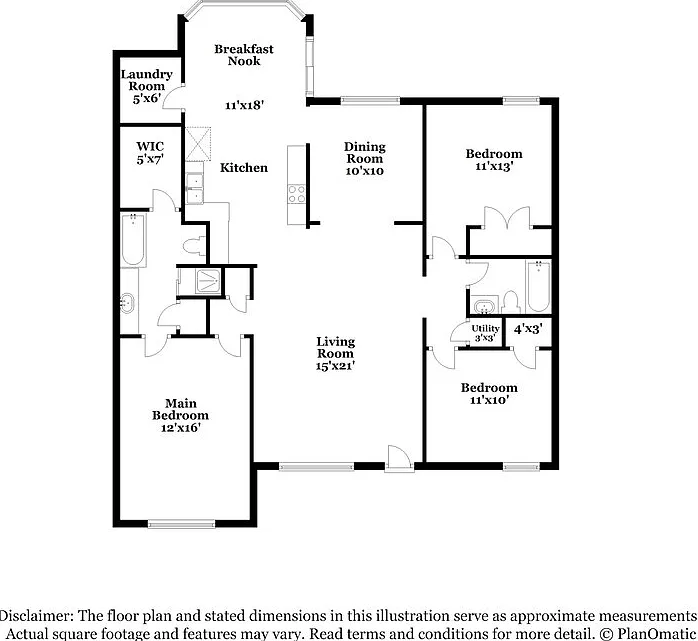 3 bed, 2.0 bath, 1509 sqft, $2,080 — Photo 2