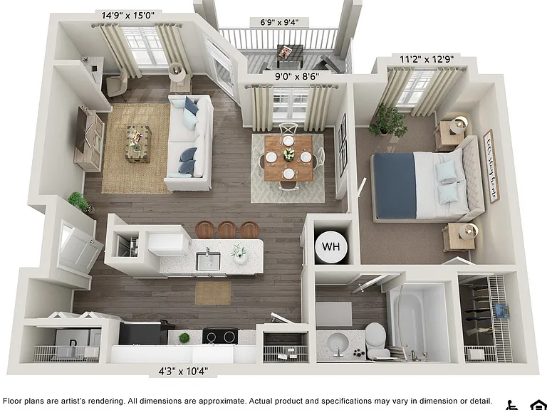 Spruce (875 SF) Spruce (875 SF)