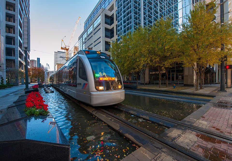 Located next to the Metro Rail line