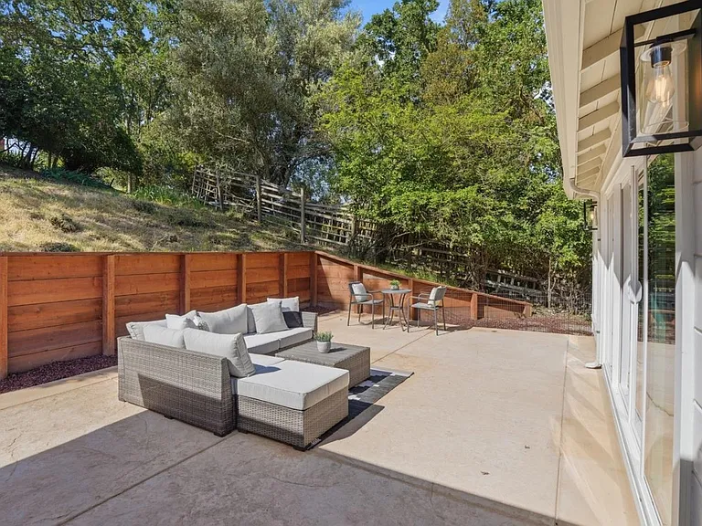 Sunny outdoor lounge ideal for entertaining and relaxing