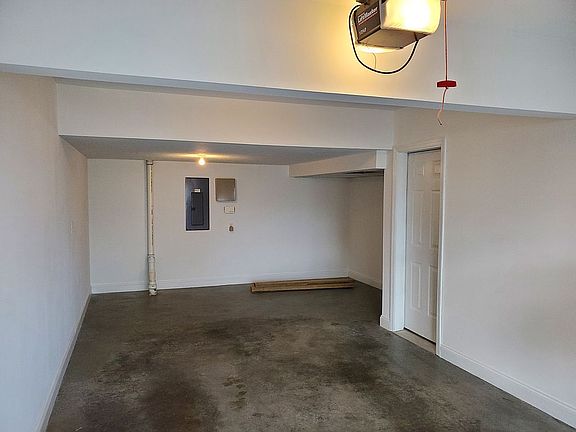 Garage with storage.