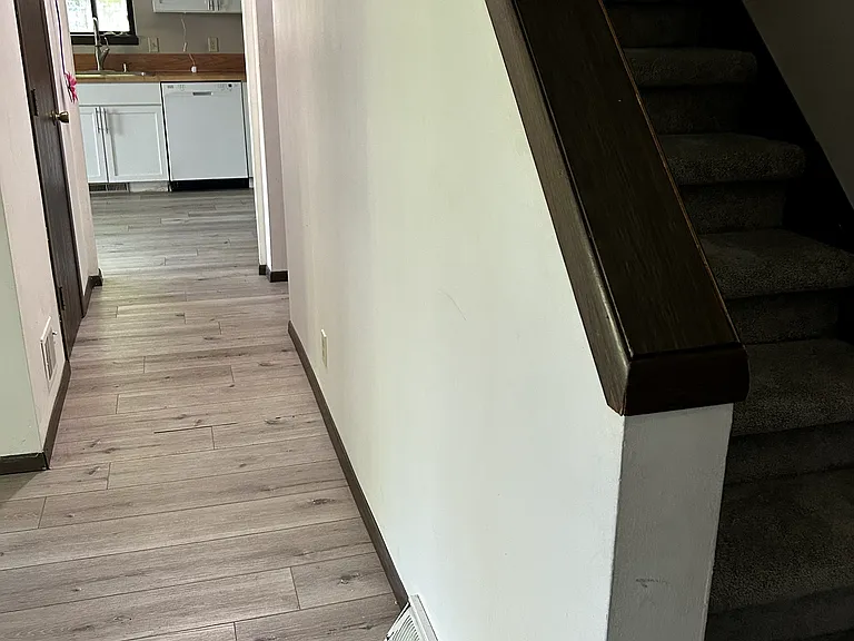 hallway leading to stairs