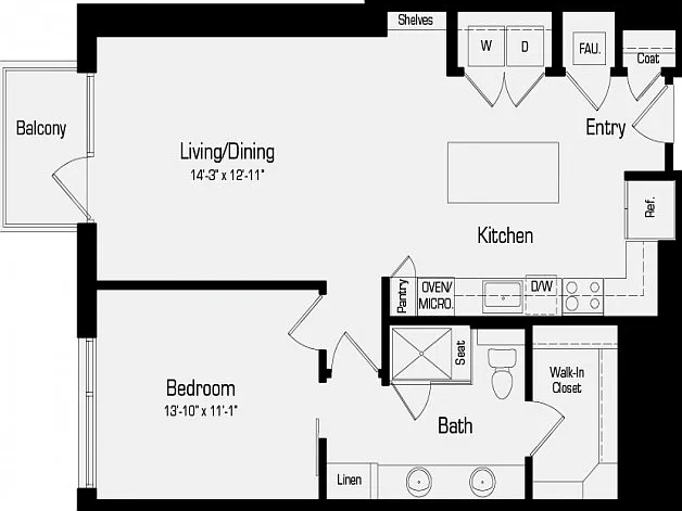 A2 | 1 bed 1 bath | 938 Sq. Ft. A2 | 1 bed 1 bath | 938 Sq. Ft.