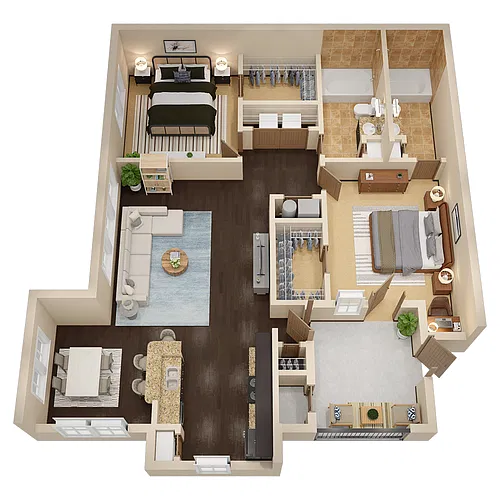 Floor plan Burgundy