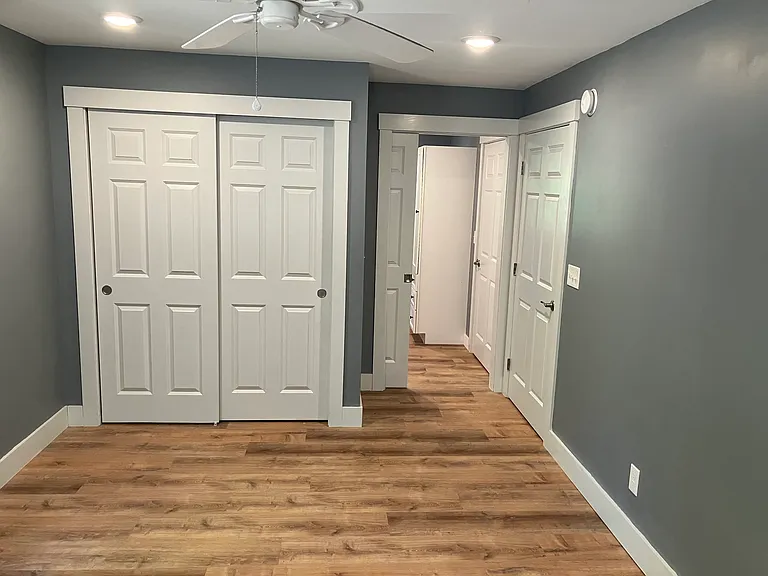 Closet and private entry to second bathroom