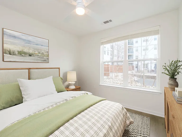 Bedroom with Hard Surface Flooring