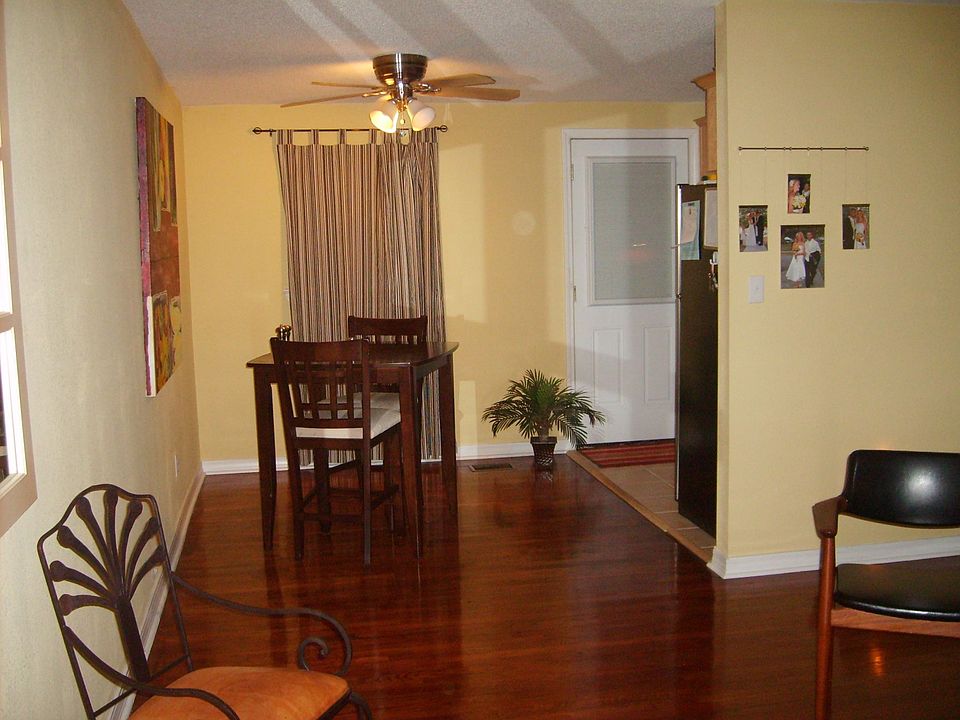 Newly refinished hardwood floors throughout