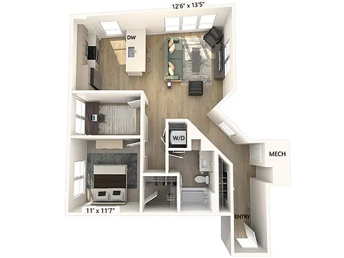 Floor plan A6-974