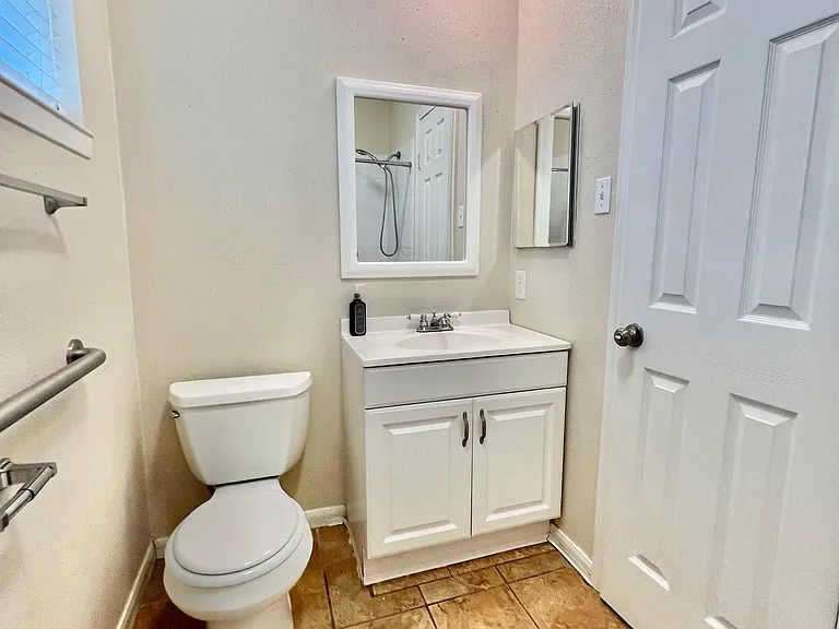 Primary bathroom.