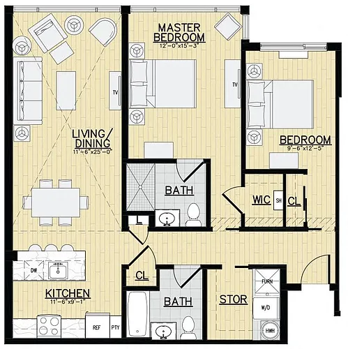 Floor plan C1c