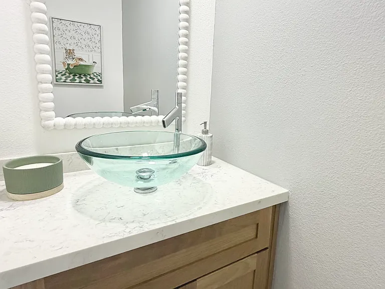 Updated powder room