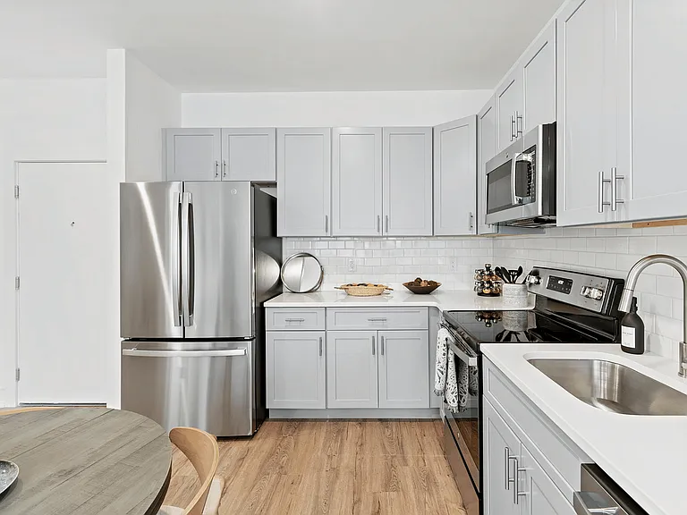 Experience culinary excellence in this stylishly appointed kitchen.