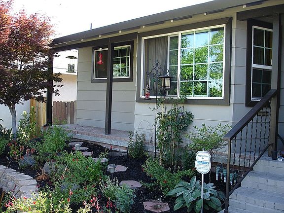 Front left with partial garden view.