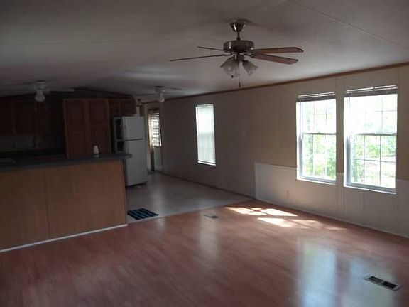 living room with laminate floors