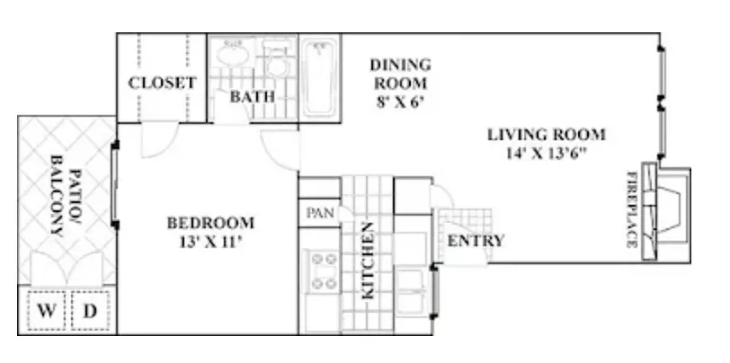Floor plan A