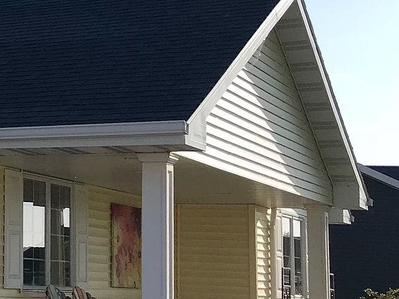 Welcoming front porch
