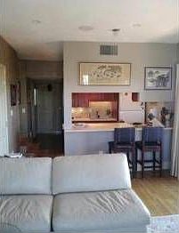 View from Living Room to Kitchen