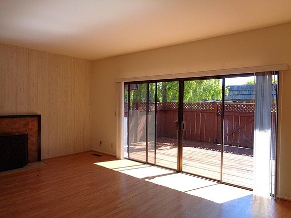 Living room access to deck