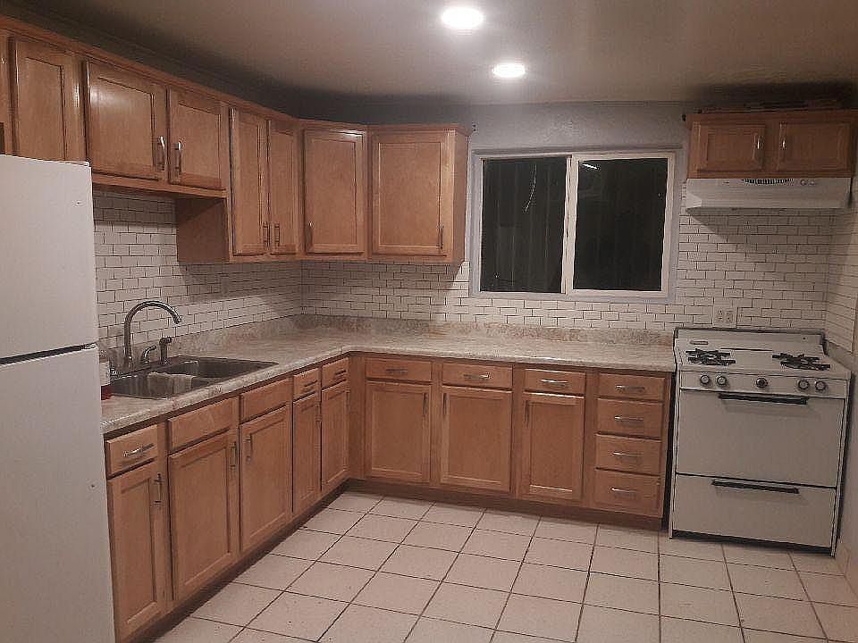 New kitchen cabinets and sink.