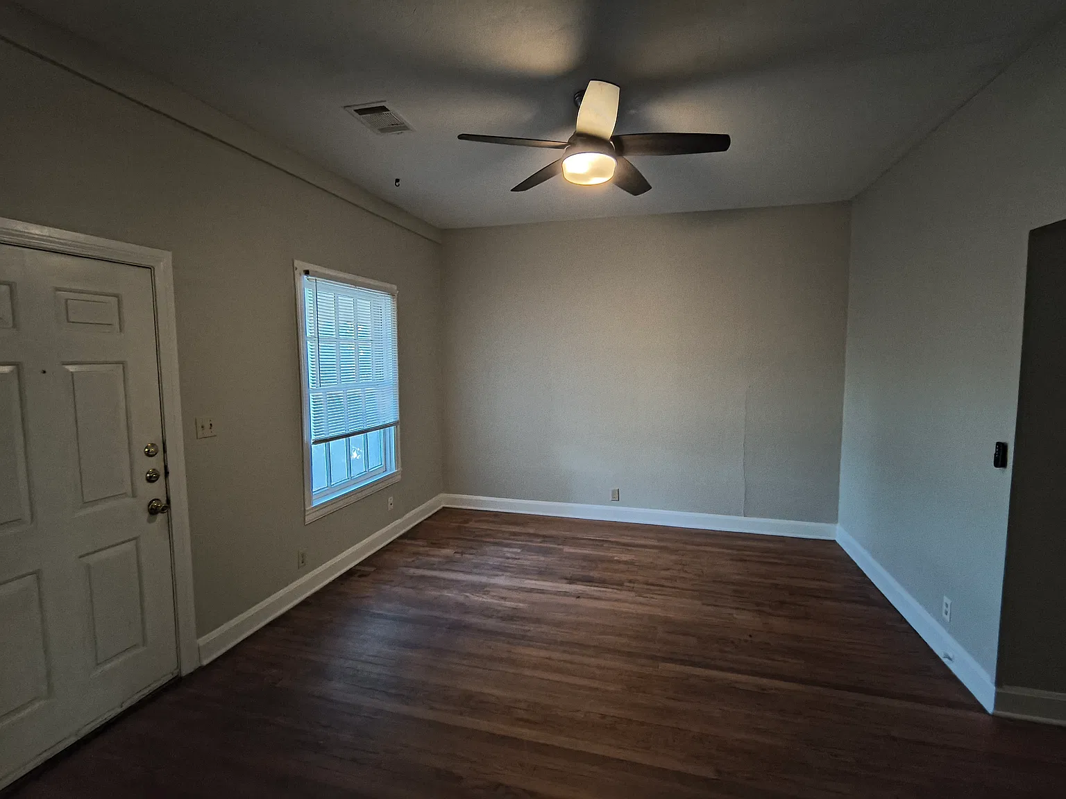 Living room and entry