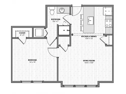 Floor plan Sol