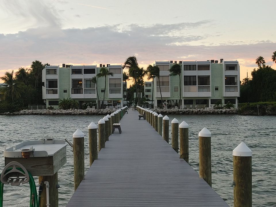View of condo complex from fishing pier.