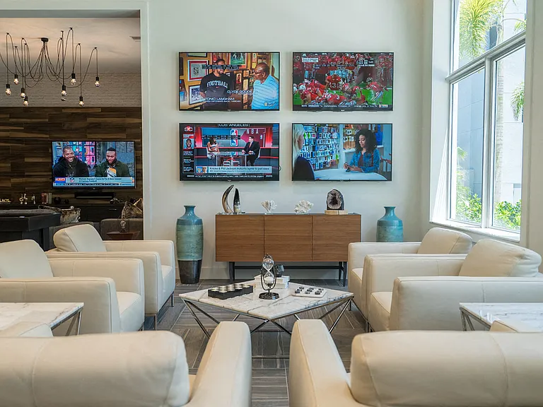 No need to fight over the remote with 5 TVs in view