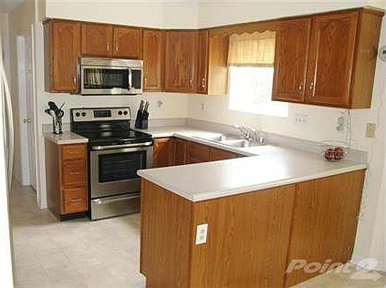 Lots of counterspace for Preparing and Serving Areas!  Brand New Stainless Smooth Top Oven/Range, Built-In Microwave (Saves Counter Space) * Neutral DÃ©cor!