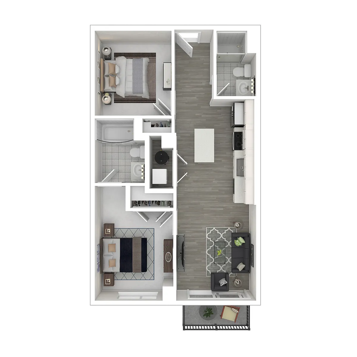 Floor plan Bay Island