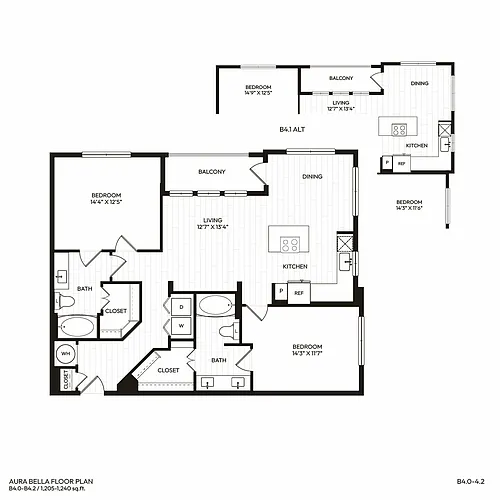 Floor plan B41
