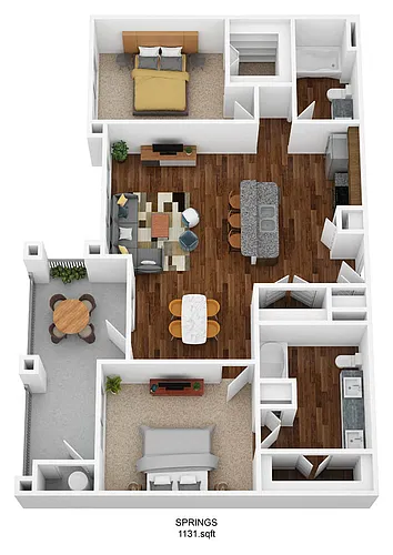 Floor plan B2B-S