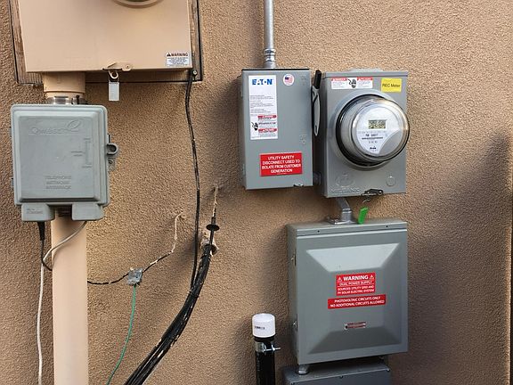 Solar panel connection