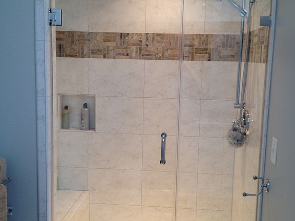 Master shower