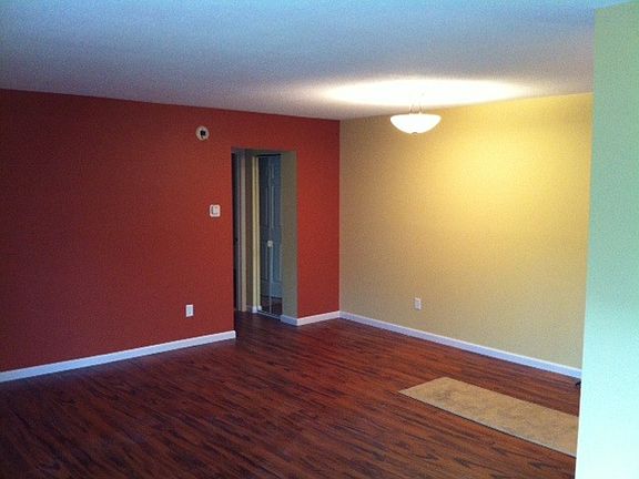 Hardwood Flooring in Kitchen and living room