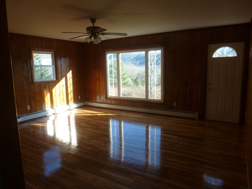 Hardwood floor living room
