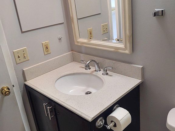 Updated vanity and mirror