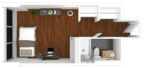 Floor plan Tower Single Unit
