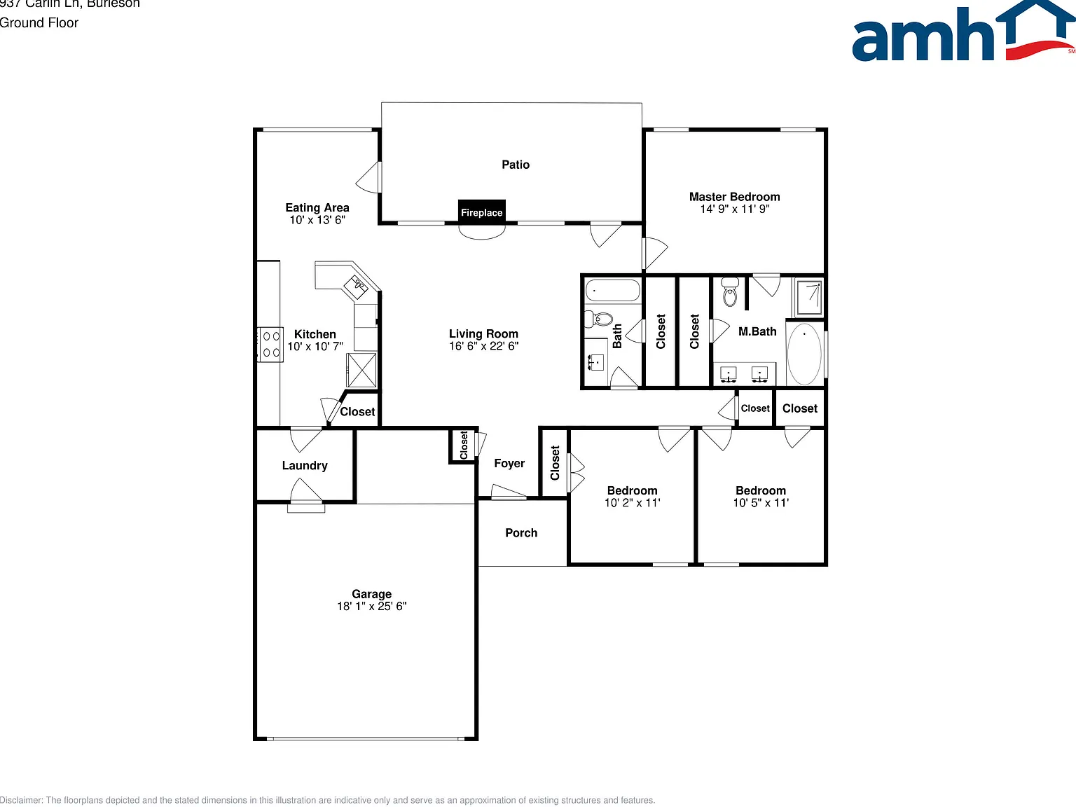 3 bed, 2.0 bath, 1540 sqft, $1,995 — Photo 2