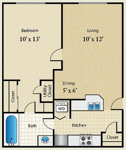 Floor plan The Willow Luxe