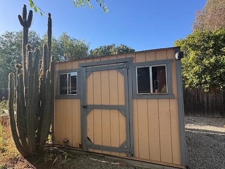 Large Storage Shed for exclusive use of tenant.