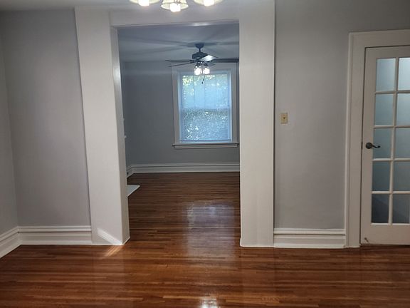 View from the Middle Room looking toward the front. Extra Closet in both the front and middle rooms