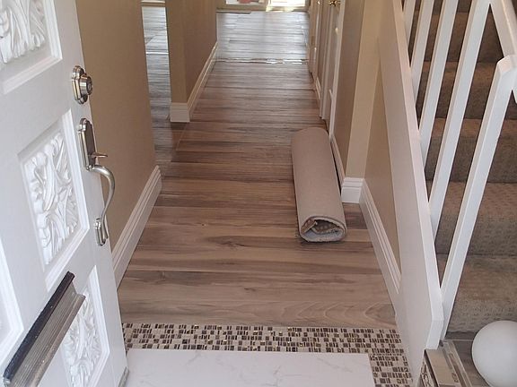 Custom tile work through-out first floor