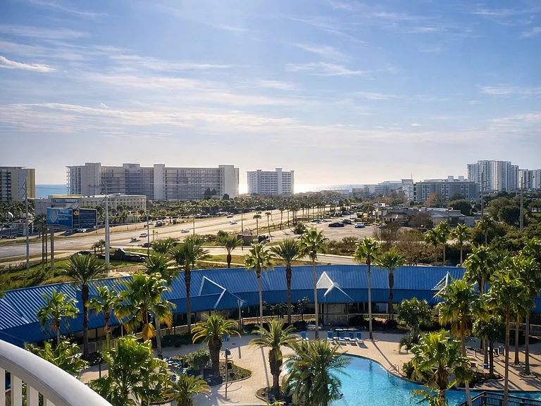 Pool AND Water Views from your balcony. They are even more beautiful in person!