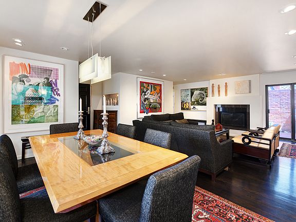 Dining room and living room for spacious entertaining