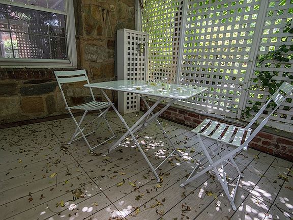 Patio accessed from Library/Sun Porch