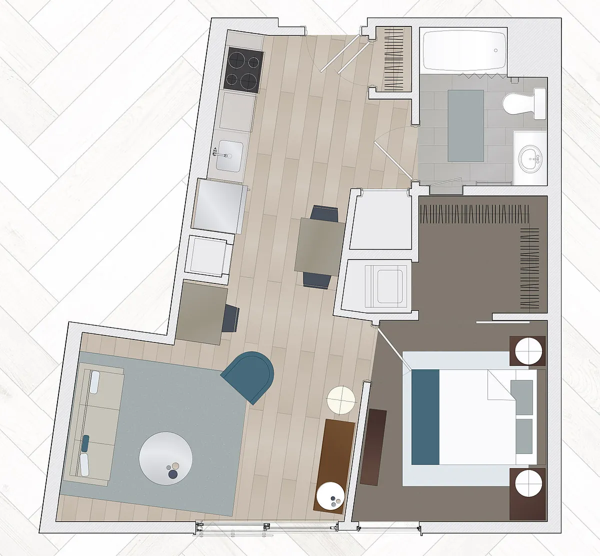 Floor plan A1BB